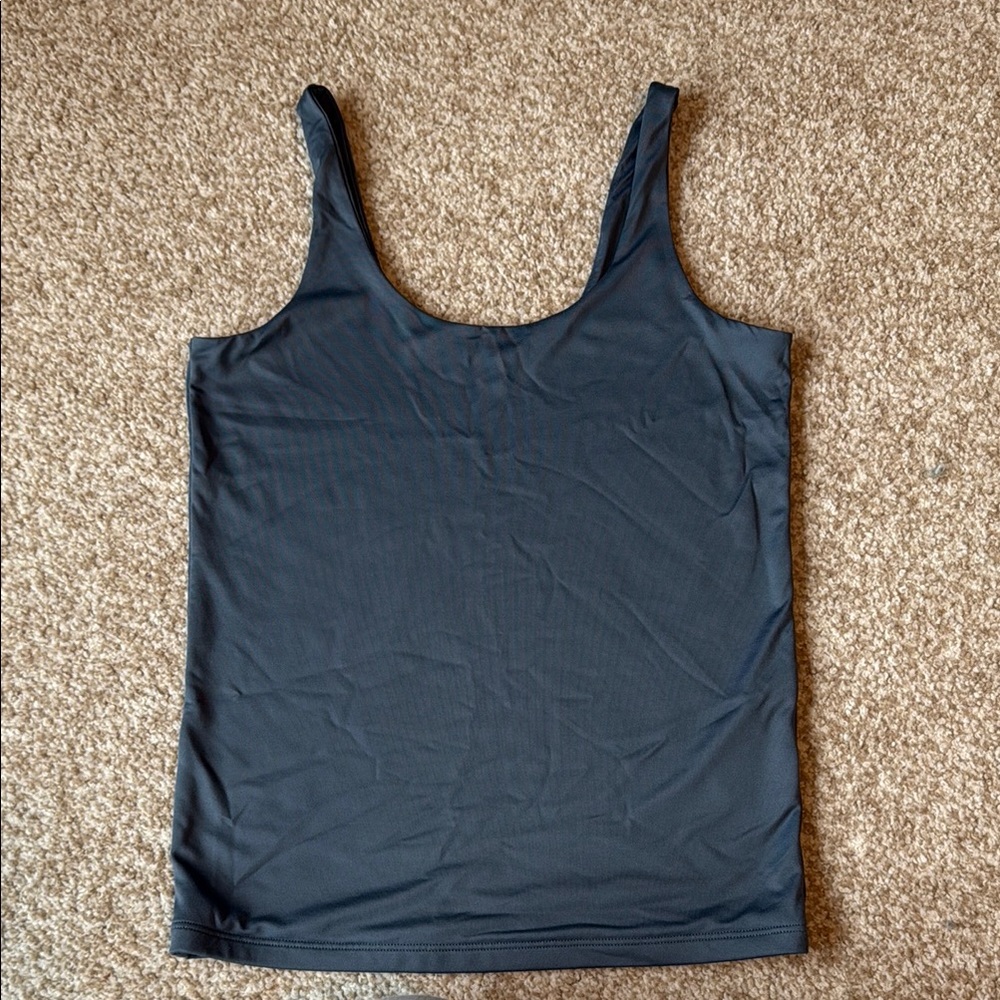 Abercrombie & Fitch Blue Sleeveless Tank Top